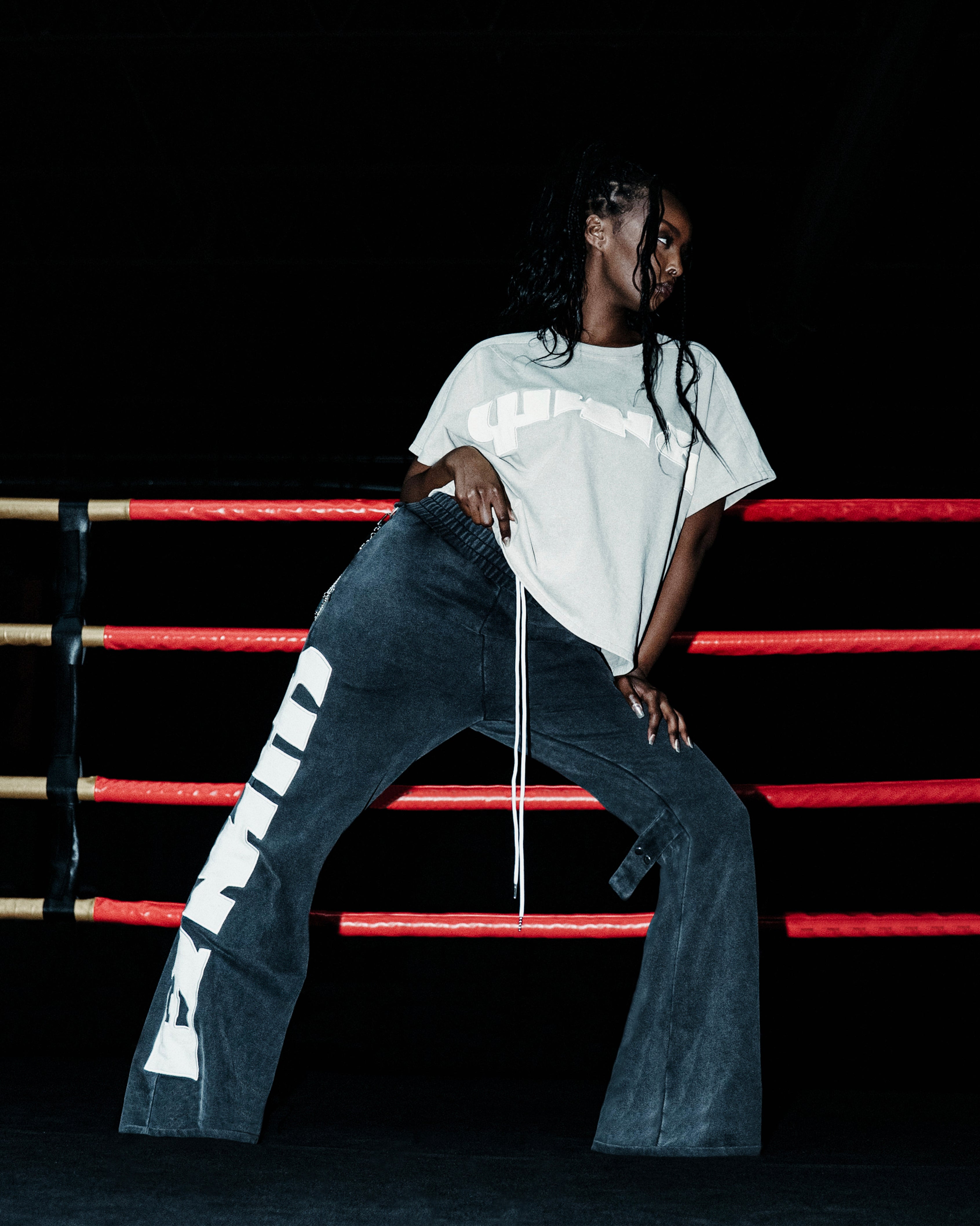 STONE: SWEATPANTS [ADJUSTABLE KNEE]