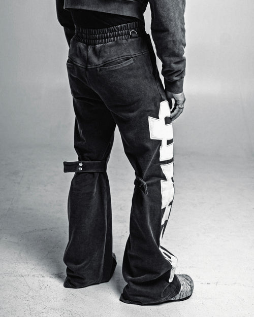 STONE: SWEATPANTS [ADJUSTABLE KNEE]